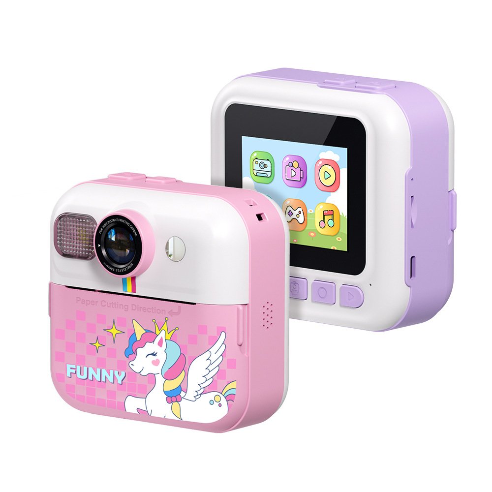 2024 Zero link kids best toys DIY 1080P 48MP Children HD Digital Camera Instant Print Photo Label Thermal Print Camera
