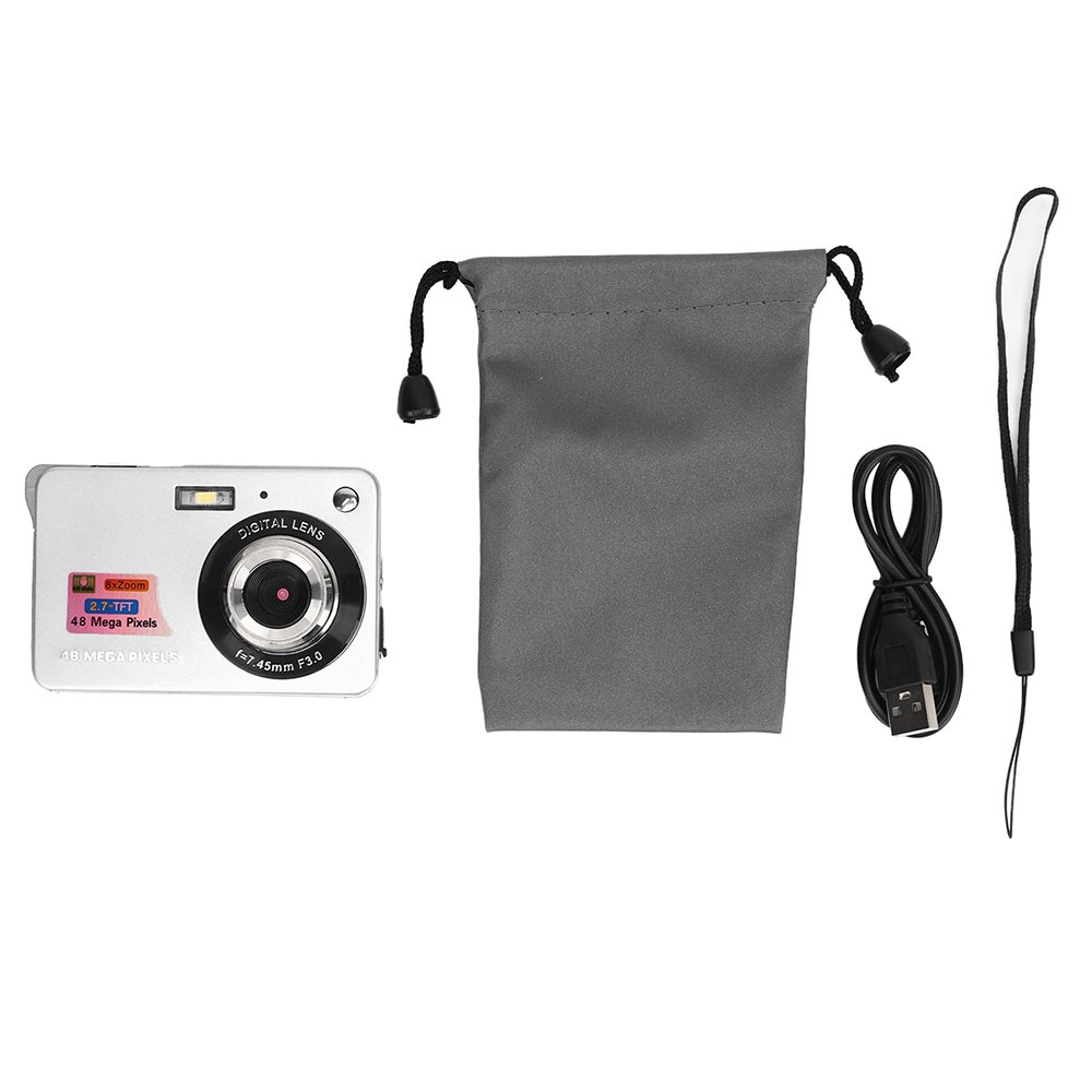 Professional Camcorder Digital Camera 60fps 4k 16x Rechargeable Battery Pack SD Card Slot (up to 128GB), SD HC Class 6 CMOS