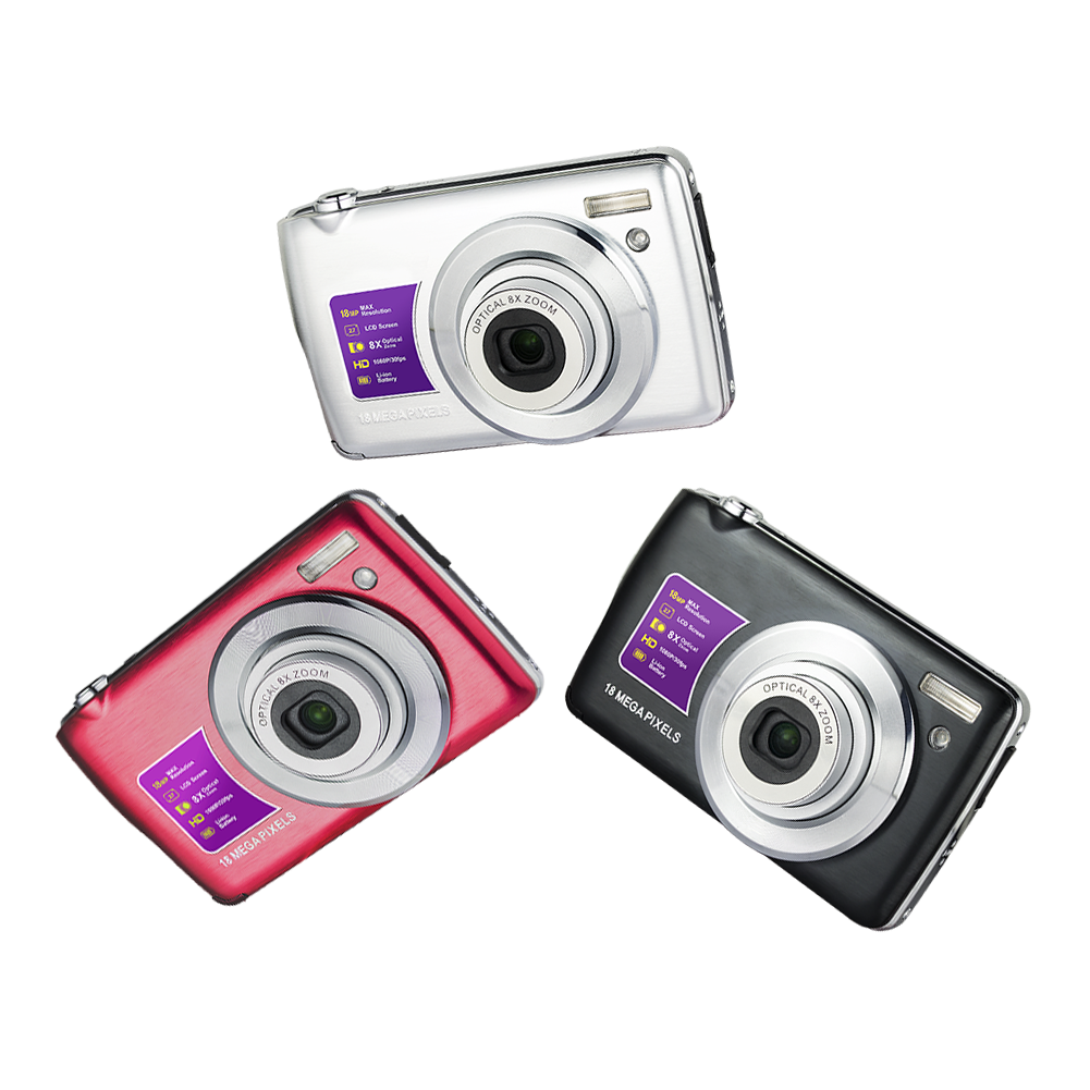 Hot Selling Portable Small 18Mp Usb Camera 8X Optical Zoom Professional Digital Photo Camera