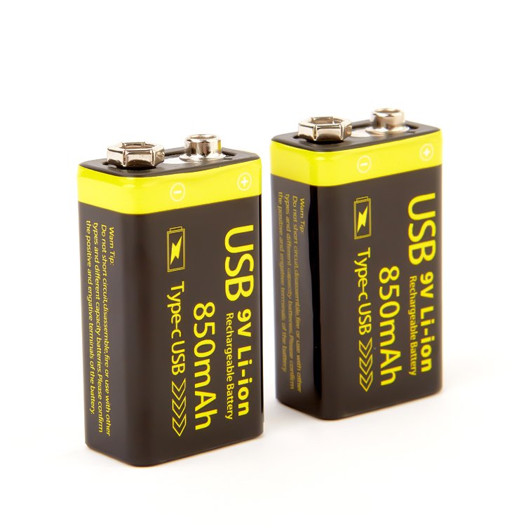 Hot Selling Product 9v usb lithium Battery 9v Battery For Multimeter li-ion Rechargeable Battery 9v