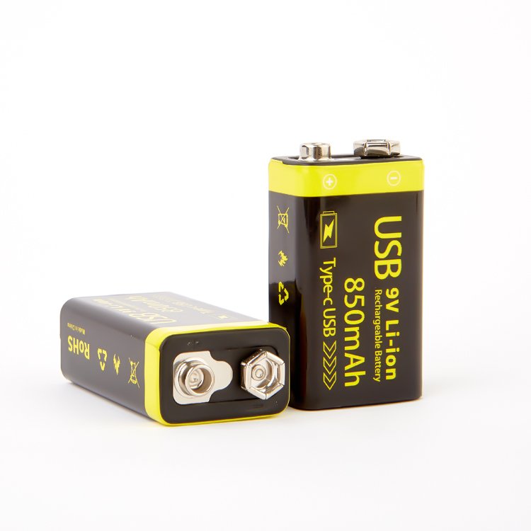 Hot Selling Product 9v usb lithium Battery 9v Battery For Multimeter li-ion Rechargeable Battery 9v