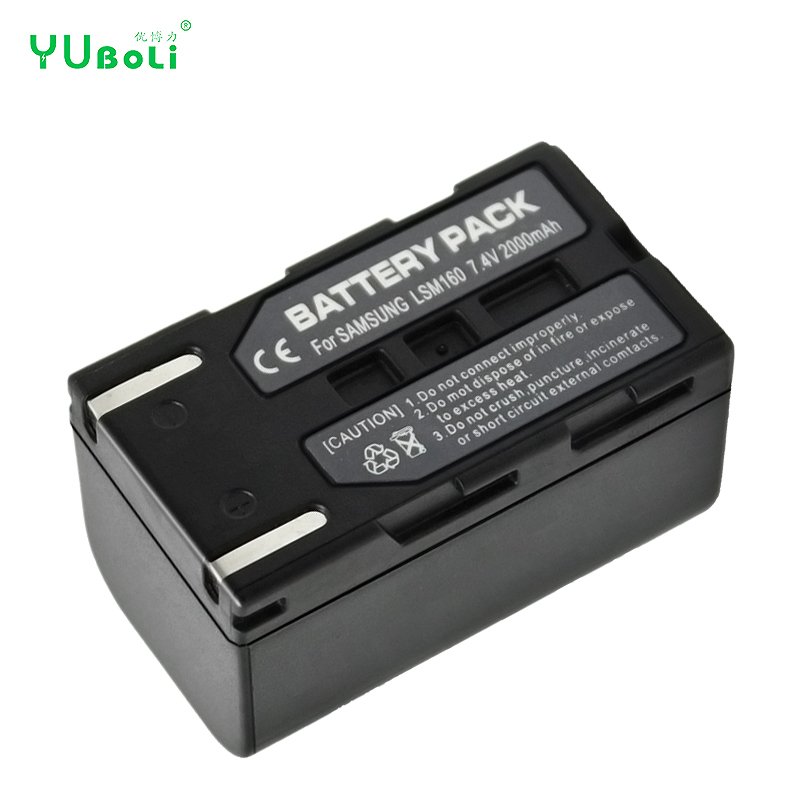 2000mAh High Quality SB-LSM160 SBLSM160 LSM160 Camcorder Battery For Samsung VP-DC VP-D SC-DC Series Video Battery