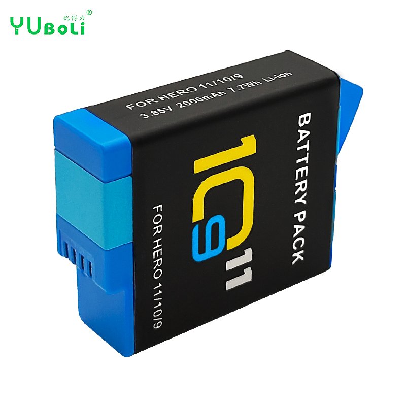 OEM 2000mAh Digital Batteries For GoPro Hero 9 Hero 10 Hero 11 Action Camera Battery