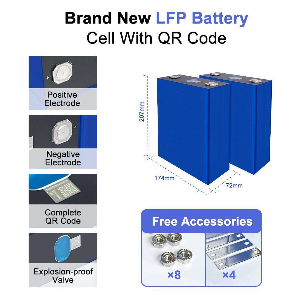 EV MB31 314ah 3.2V 280Ah lifepo4 battery energy storage battery 314ah lifepo4 cell solar solar energystorage lithium ion battery