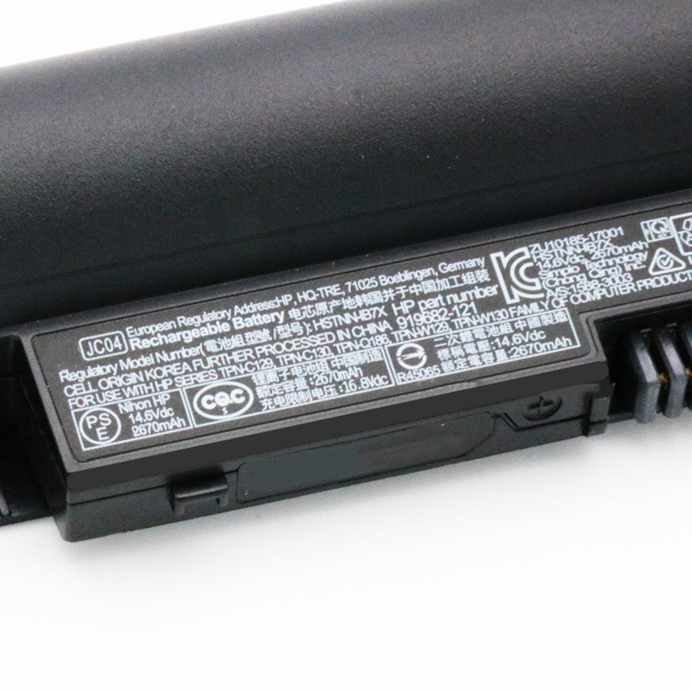 batterie JC04 for hp TPN-Q186 JC03 919701-850 919700-850 HSTNN-LB7W PB6Y laptop battery price