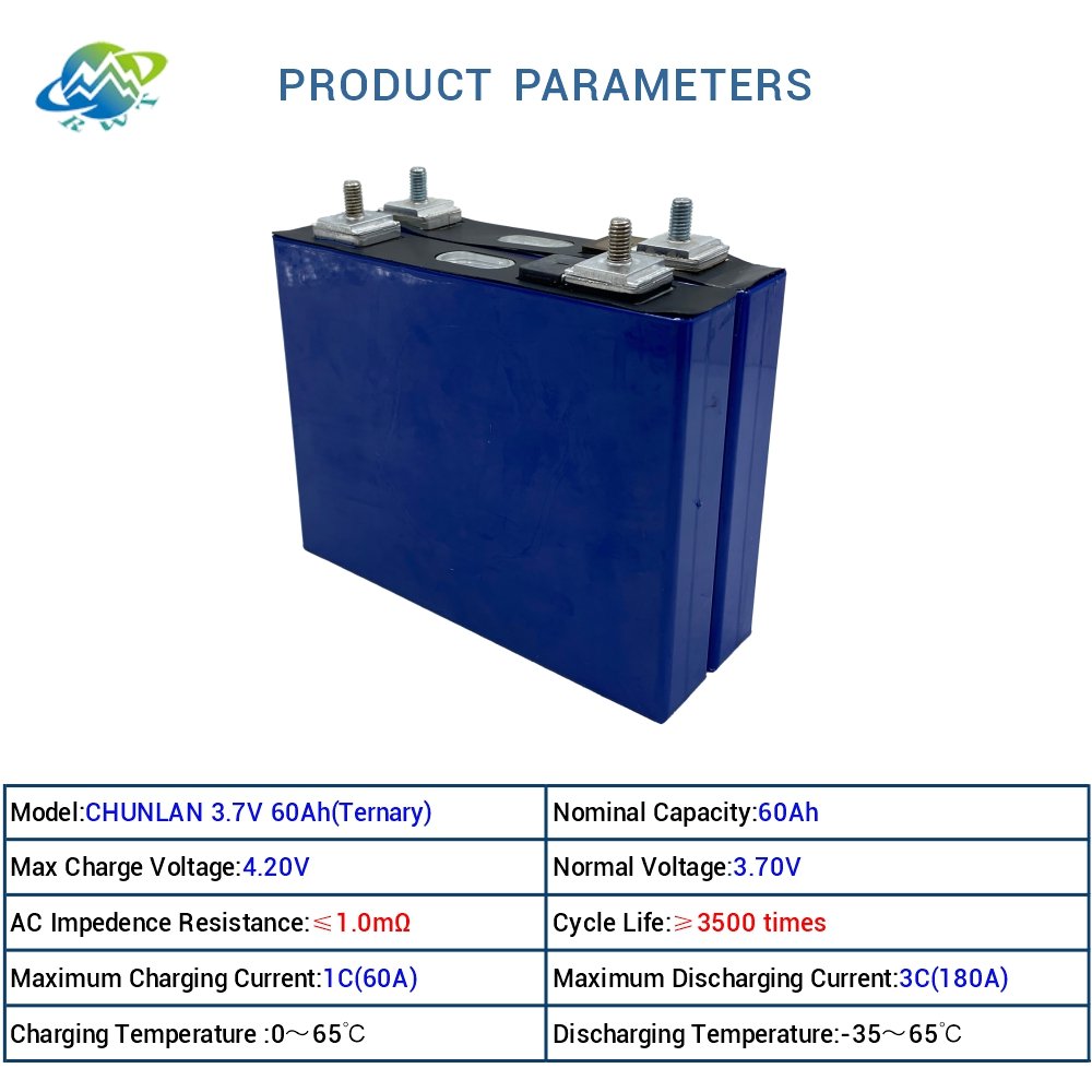 RWT 3.7V 40Ah 50Ah 60Ah 80Ah 100Ah Prismatic storage digital batteries