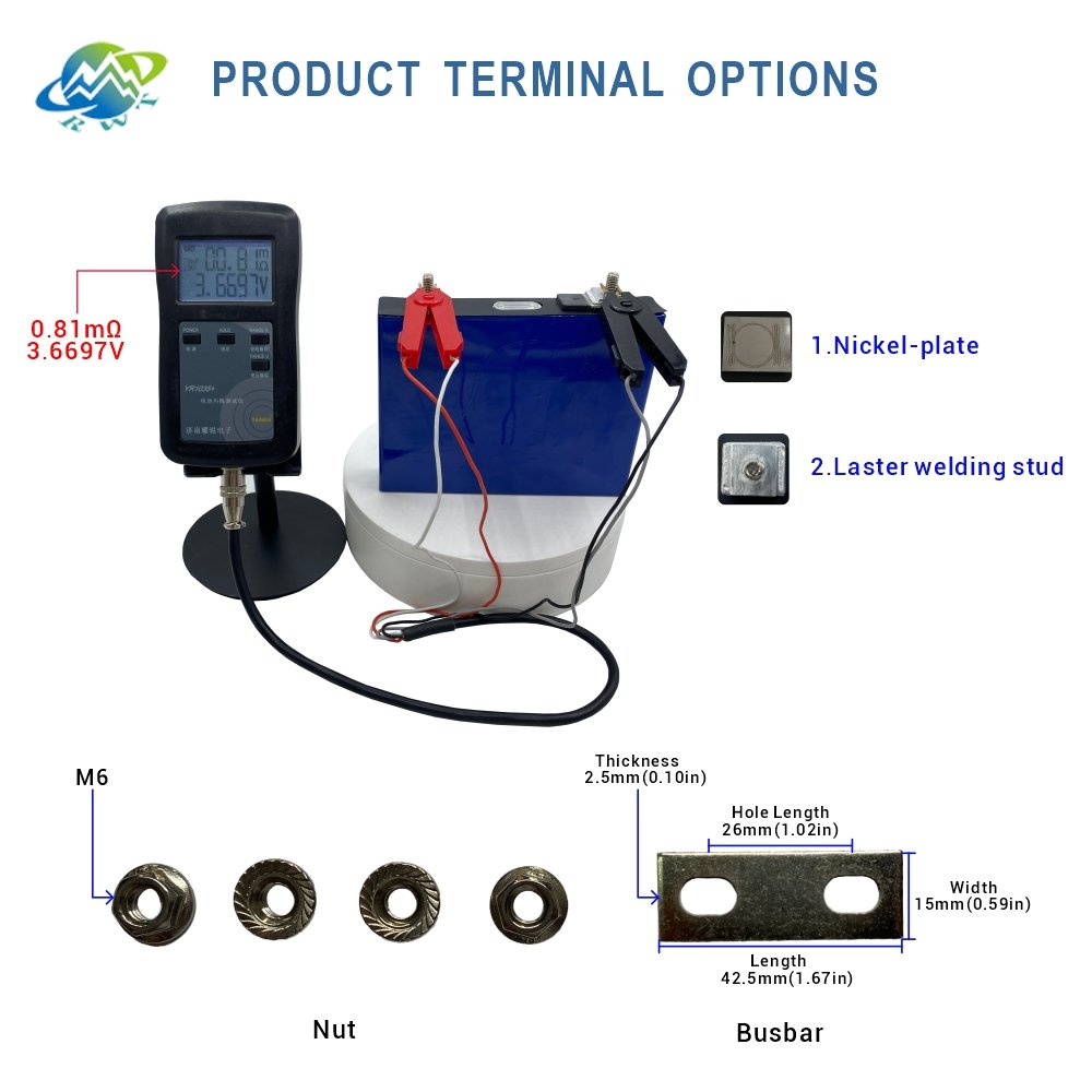 RWT 3.7V 40Ah 50Ah 60Ah 80Ah 100Ah Prismatic storage digital batteries