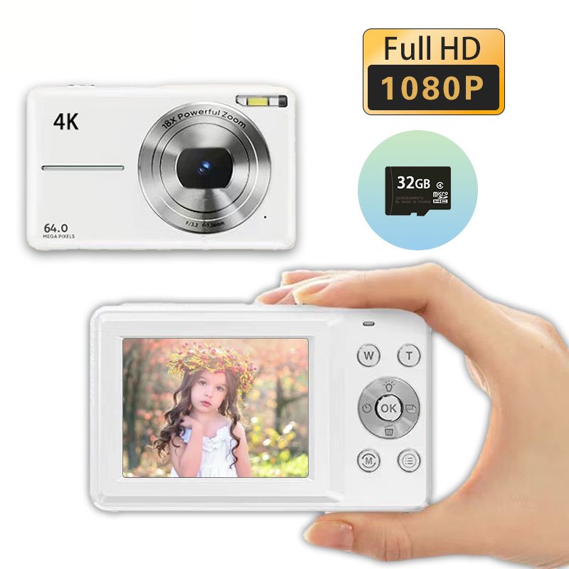 JJRC V21 Children's dslr Digital Camera 64 million HD pixel Mini Portable Toy video cameras 4k professional digital camera