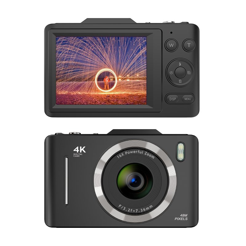 16X Digital Zoom Pink Compact Small Cheap Cameras Auto Focus FHD 1080P Camera Children's Day Gifts