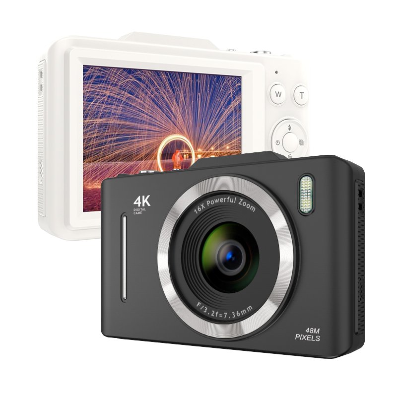 16X Digital Zoom Pink Compact Small Cheap Cameras Auto Focus FHD 1080P Camera Children's Day Gifts