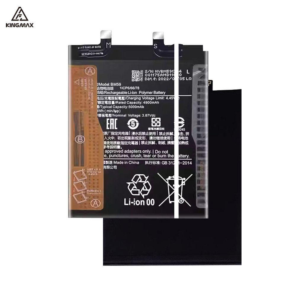 BM59 Battery Replacement for Xiaomi MI 11T BM59 Lithium Ion Digital Batteries 5000mAh Full Capacity Back Cover Batterie 0 Cycle