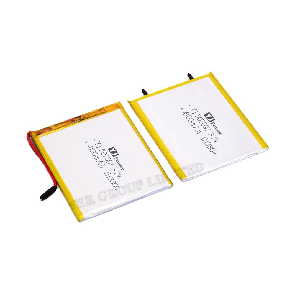High quality 3.7v polymer battery 3.7v 507097 4100mAh lithium ion battery 3.7v rechargeable lithium battery with KC, CE, UN38.3