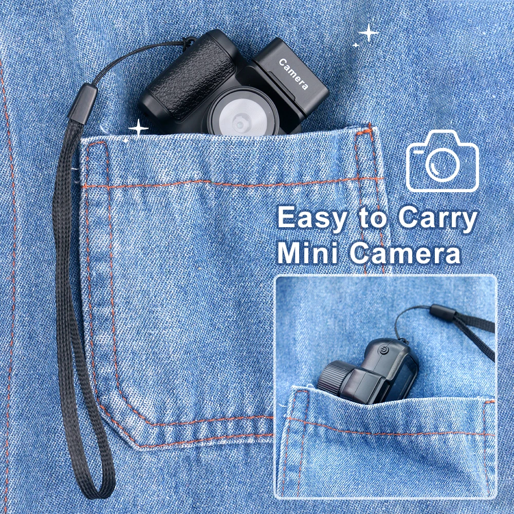 Wholesale Portable Retro Travel Vlog Camera with Flash 1080P HD Video Cameras for Student Y4000 Mini Digital Cameras for Kids