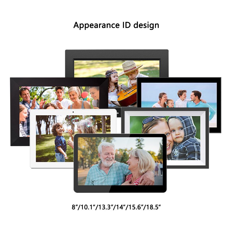 Digital Photo Electronic Smart Photo Frameo Wifi Digital Family Picture Frames Load From Phone