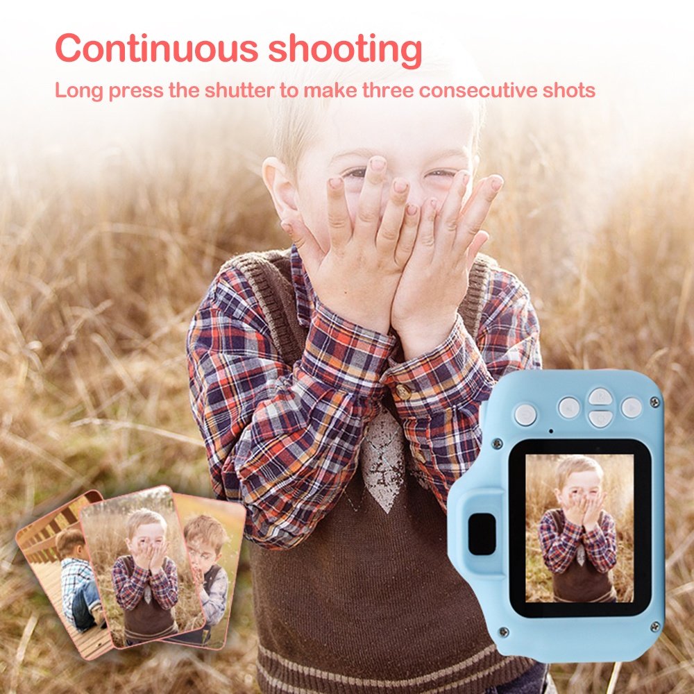 Cartoon Toy Kids Camera Record X2 Children Digital Camera for Happy Time Birthday Christmas Gifts