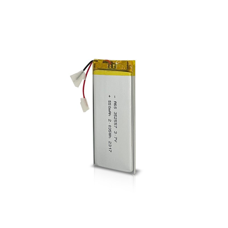 battery factory UL1642 CB UN38.3 352557 550mah 3.7v rechargeable lipo li polymer battery for wireless headset