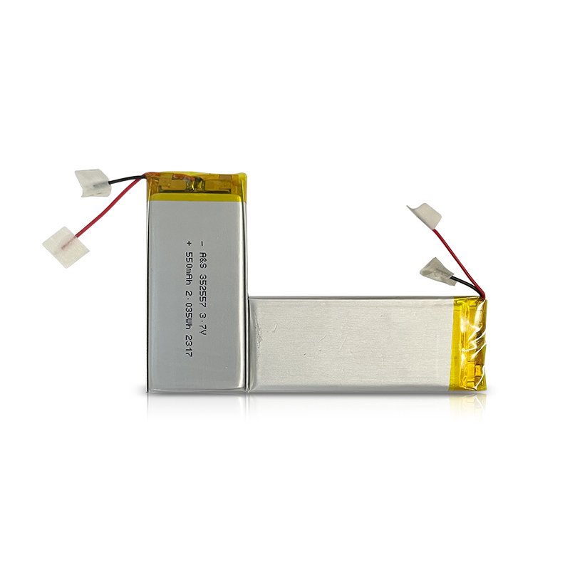 battery factory UL1642 CB UN38.3 352557 550mah 3.7v rechargeable lipo li polymer battery for wireless headset