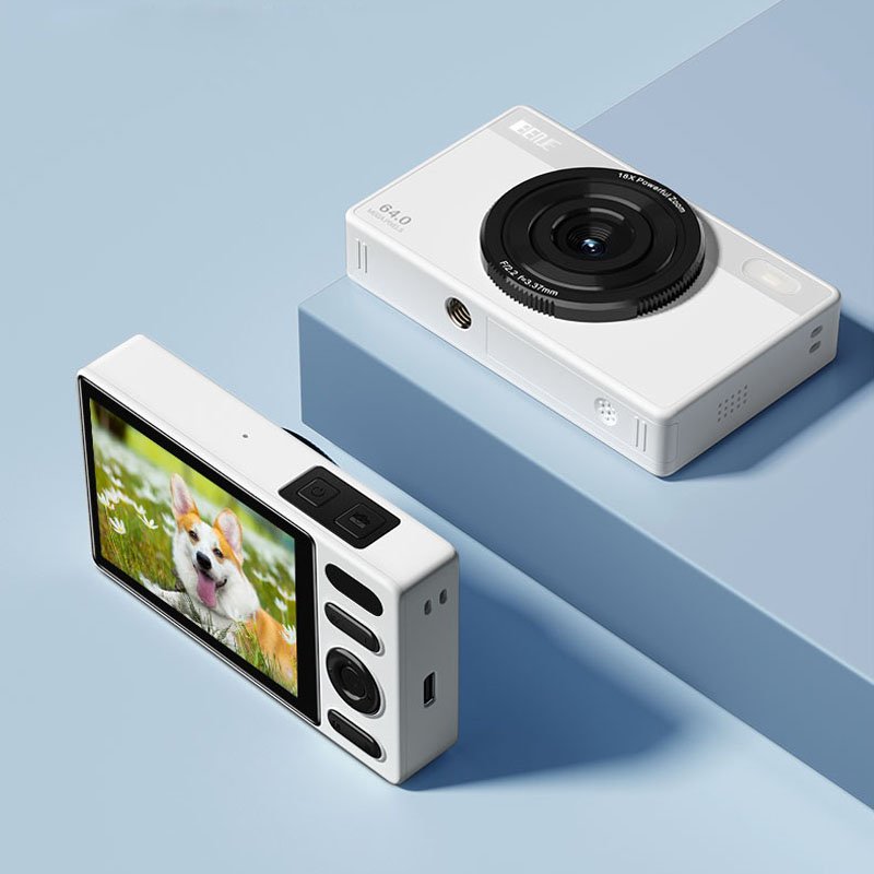 BENJIE Student Digital Camera 16X Zoom 4K 48 Mega Pixels Mini HD CCD CMOS Selfie Instant Capture Cheap SD Memory