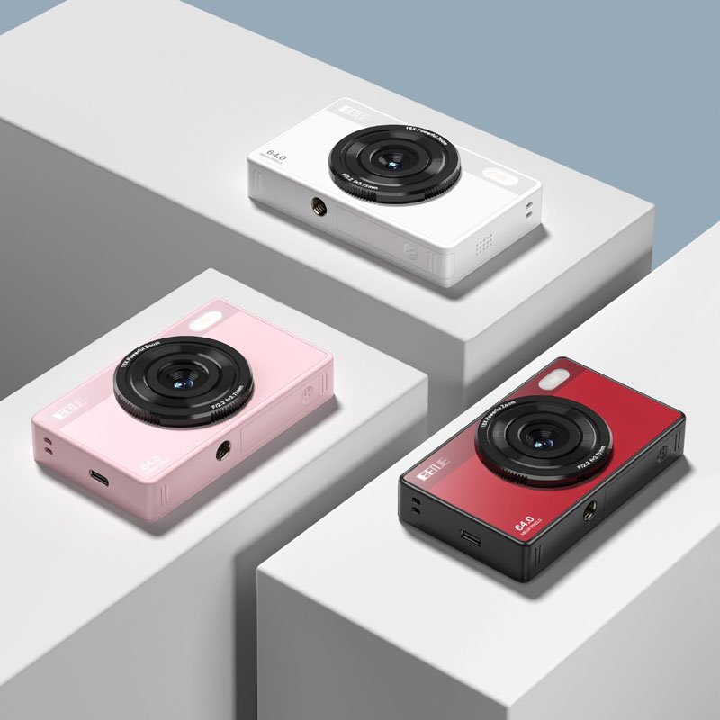 BENJIE Student Digital Camera 16X Zoom 4K 48 Mega Pixels Mini HD CCD CMOS Selfie Instant Capture Cheap SD Memory