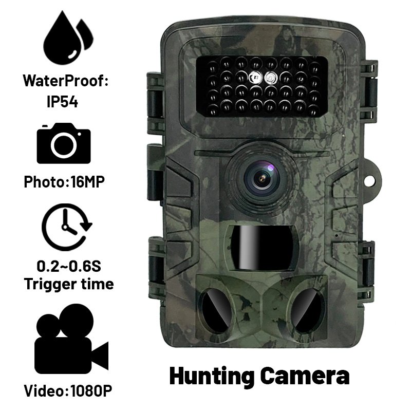 1080P Waterproof Wildlife Trail Camera Photo Trap Infrared Hunting Cameras Wireless Animal Tracking Game Cams