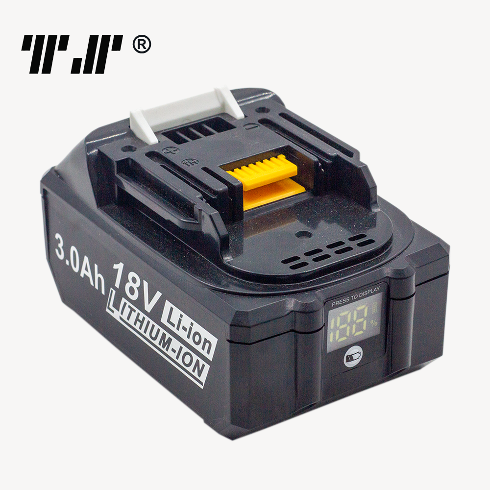 18V 6.0AH 5.0AH 4.0AH 3.0AH For Makita BL1860 BL1840 BL1830 LXT-400 BTD140 BCS550 BFR750 BJR182 Battery With digital display