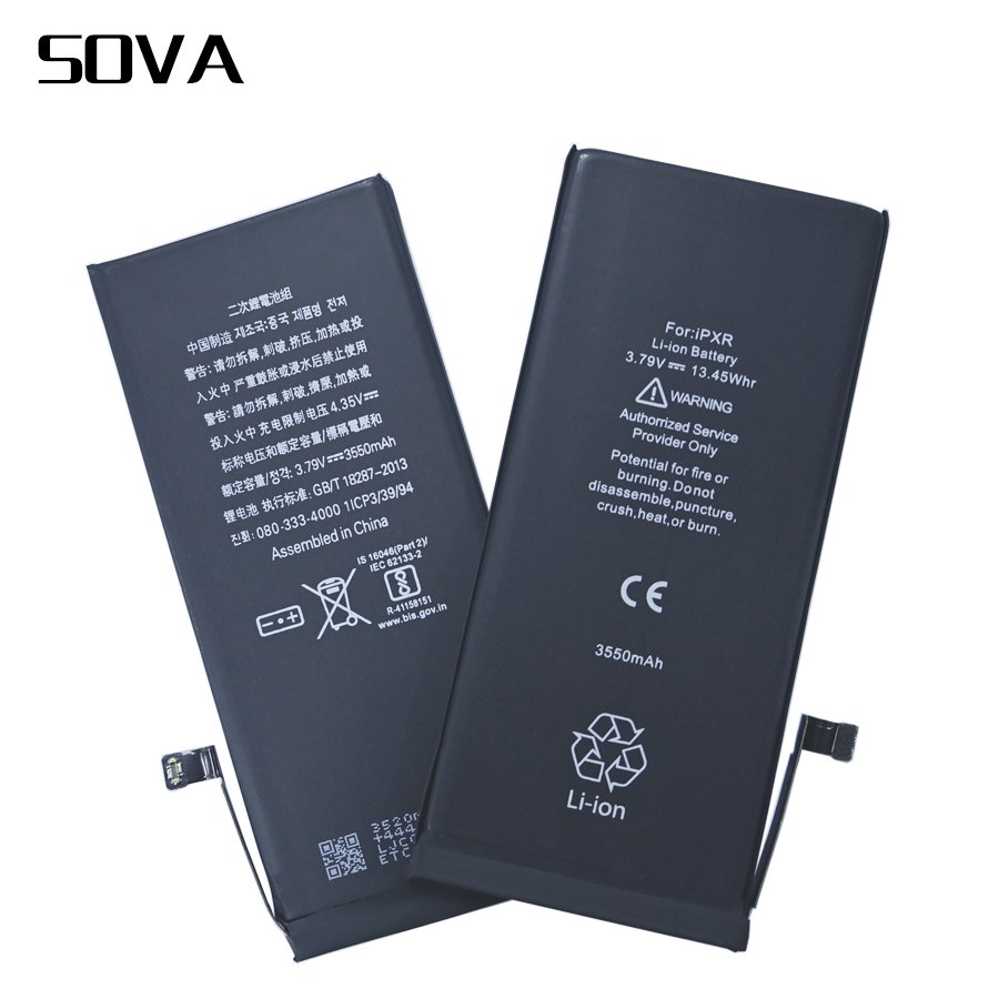 SOVA Factory Wholesale genuine battery for iphone battery High quality for iphone XR X XS Max phone battery replacement