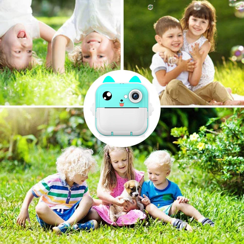 Instant Print Photo Digital Children Camera 2024 best toys Kids Mini Thermal Printer camera for boys and girls