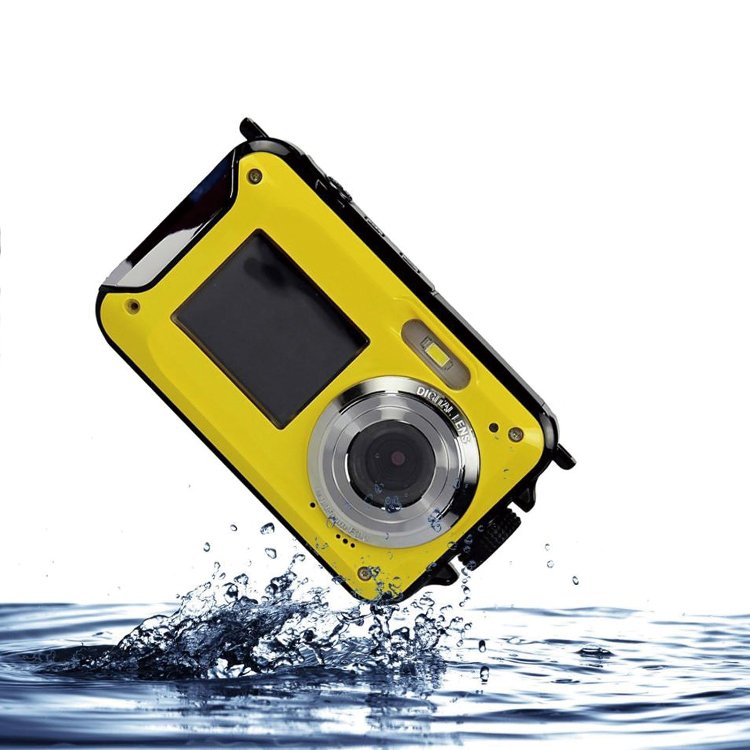Waterproof Digital Camera 1080P Full HD Camera 24MP Video Recorder Selfie Dual Screen DV Recording Waterproof Camera