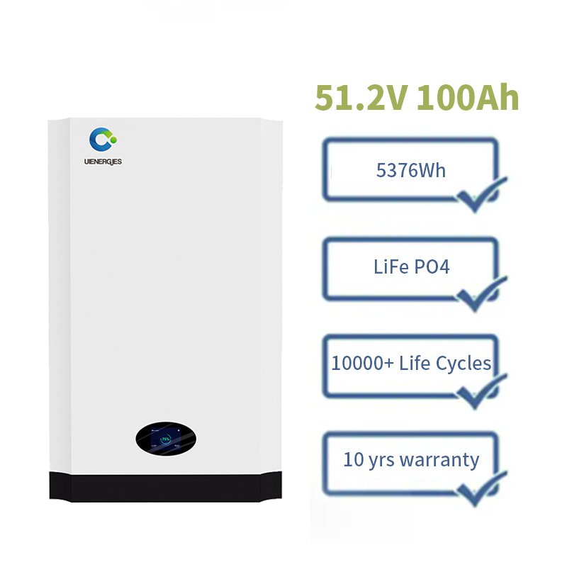 UIENERGIES OEM 48V 51.2V Lithium Battery 5Kwh 10Kw Lifepo4 Battery Energy Storage Battery Pack Home Energy Storage For Home Use