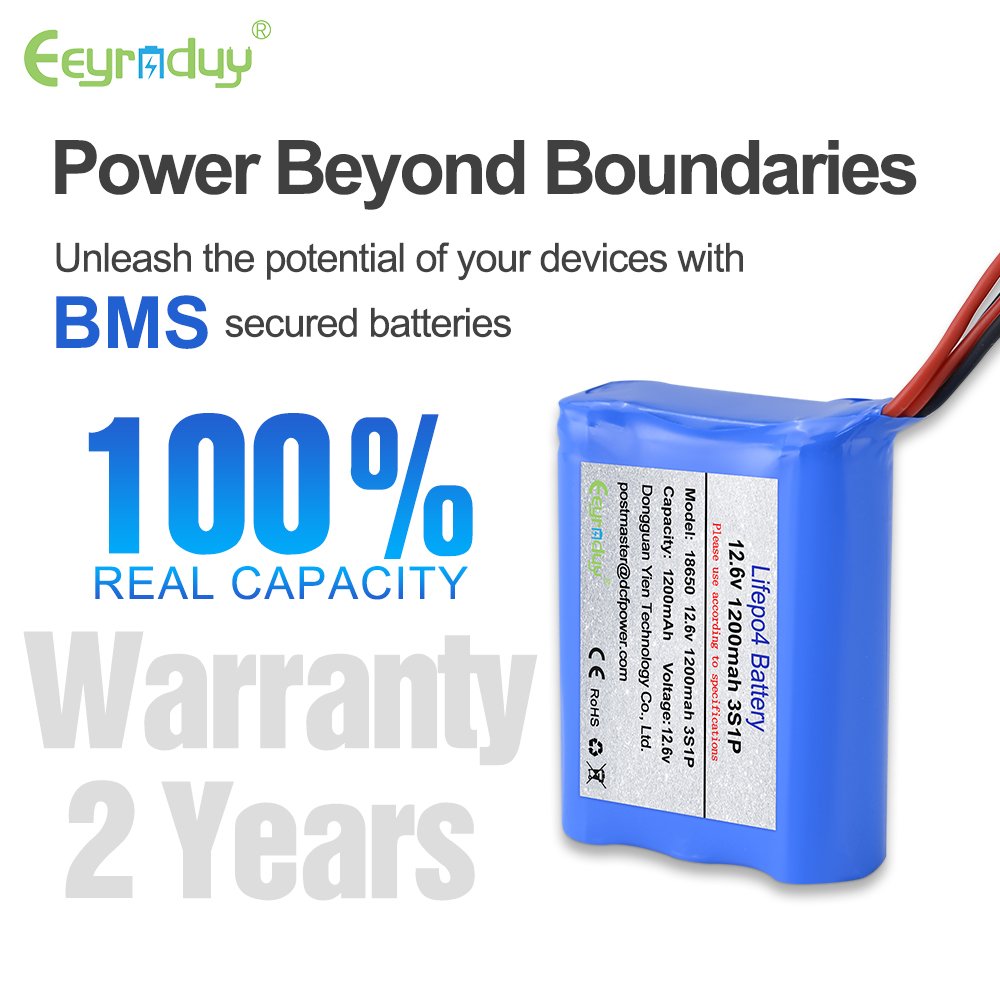 Elevate Your Power Experience: Advanced 18650 12.6V 1200mAh Lithium-Ion Battery for Peak Performance