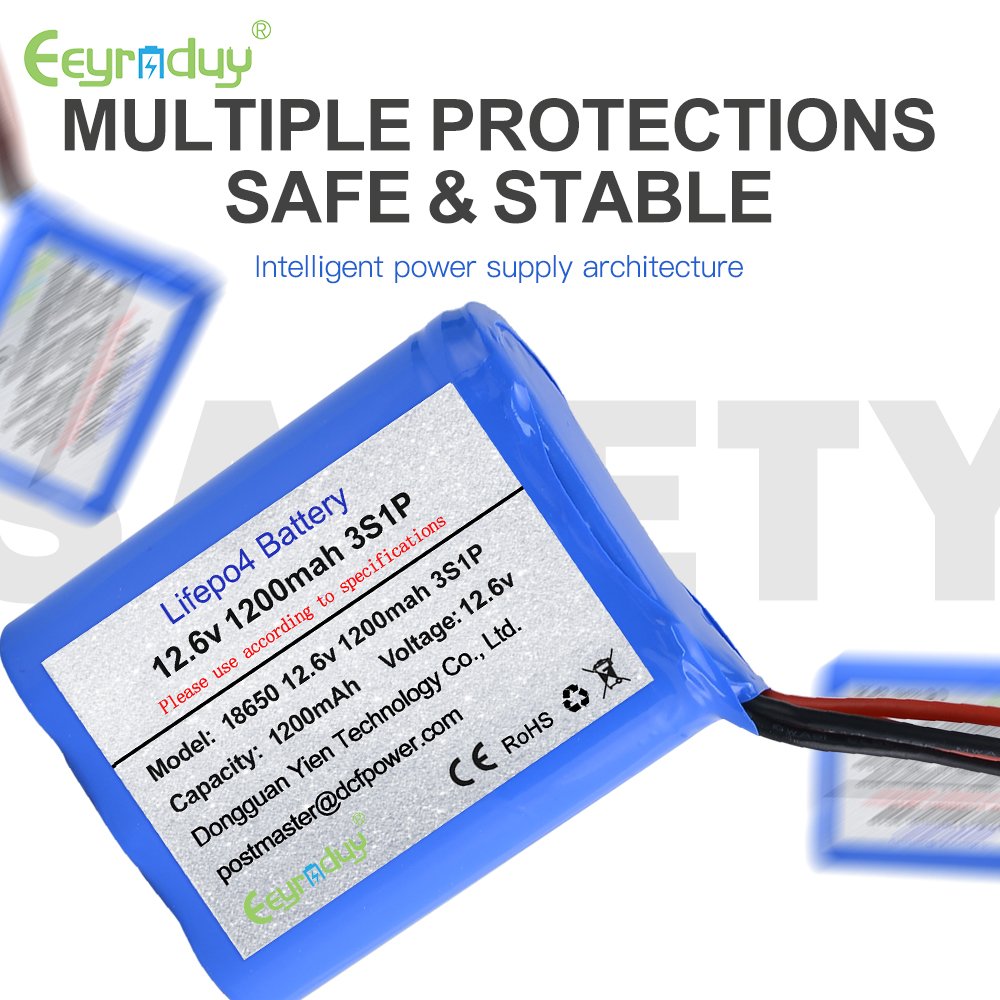 Elevate Your Power Experience: Advanced 18650 12.6V 1200mAh Lithium-Ion Battery for Peak Performance