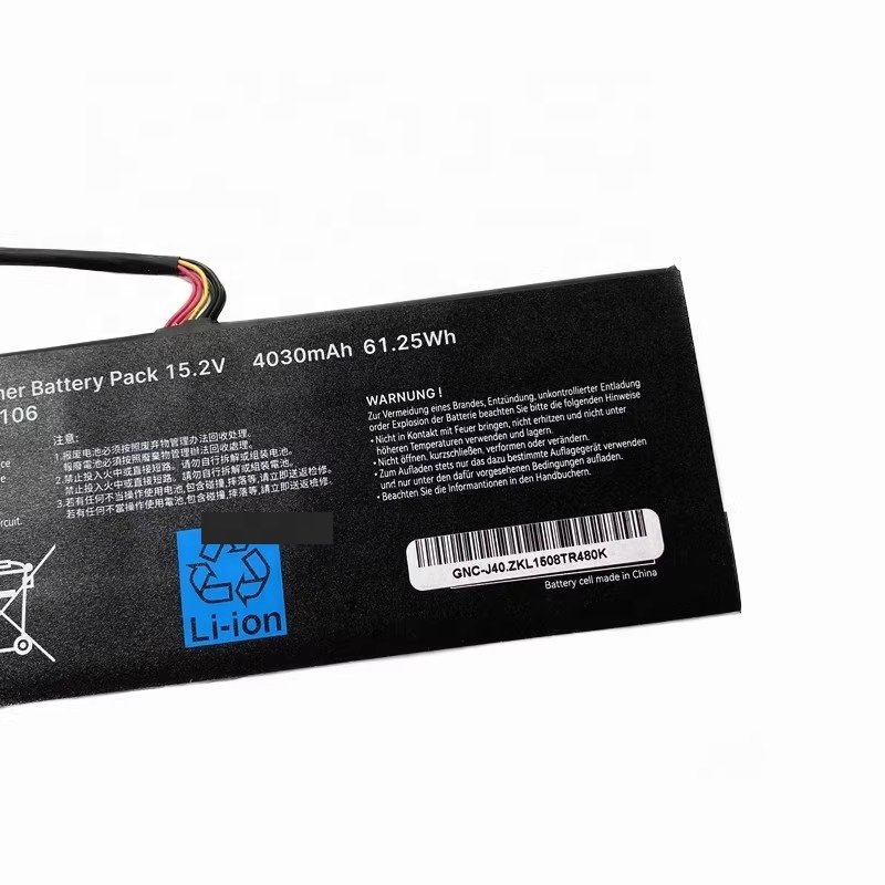 Genuine GNC-J40 Battery for Gigabyte P34G V2 P34 V4 V5 P34K P34W V3 4ICP4/70/106 15.2V 4030mAh 61.25Wh 916TA013F