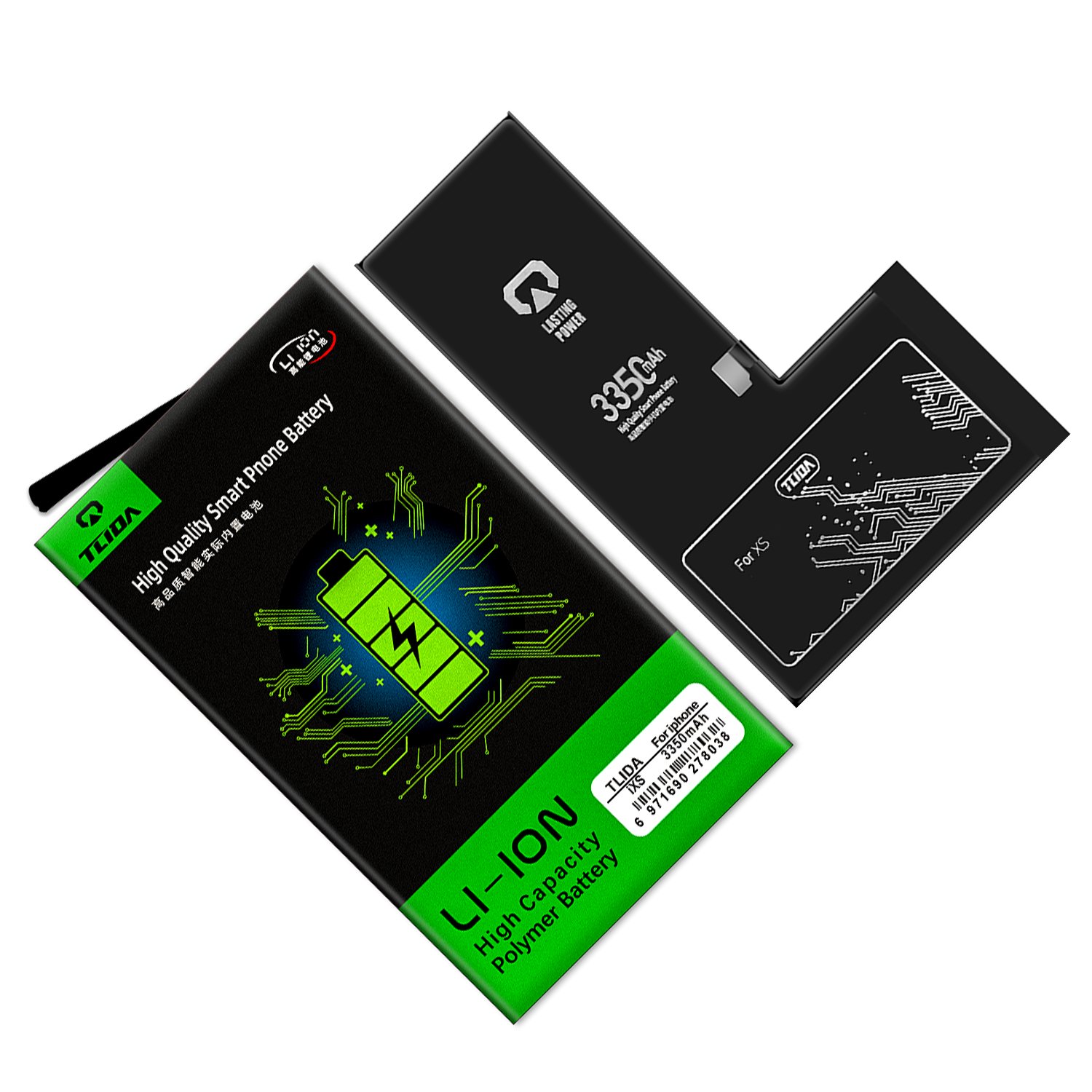 Manufacturer Custom Li-ion Rechargeable Backup Mobile Cell Phone Battery For Iphone xs wholesale