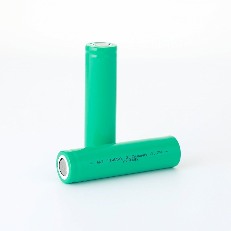 Wholesale 16650 3.7V 2000mAh Recycle Cyclic Charging Rechargeable Cylindrical Digital Lithium Li-Ion Batteries Battery Cells