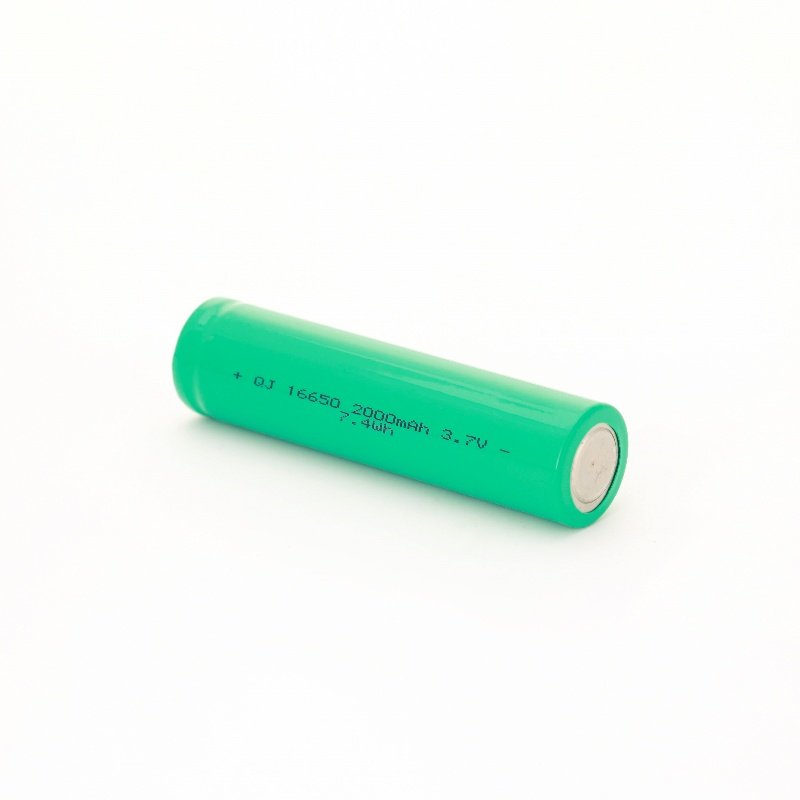 Wholesale 16650 3.7V 2000mAh Recycle Cyclic Charging Rechargeable Cylindrical Digital Lithium Li-Ion Batteries Battery Cells