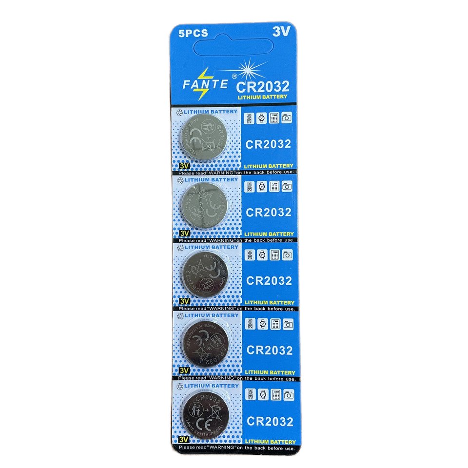 Factory Wholesale CR2032 Button Cell 3V Car Remote Control Light Up Toys Electronic Products CR2032 Button Battery
