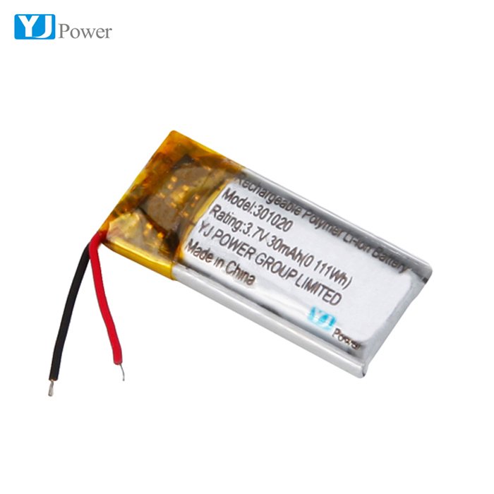 Rechargeable Lithium Polymer Battery 3.7 Nominal Voltage Battery for Bluetoothearphone KC Certificated 301020 29mah 30mah 3.7v