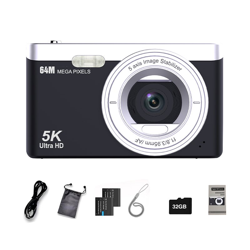 New arrival Mini Digital Camera Wholesale Digital Take Photo Camera 2.8 Inch IPS Screen V-log Rechargeable card Cameras