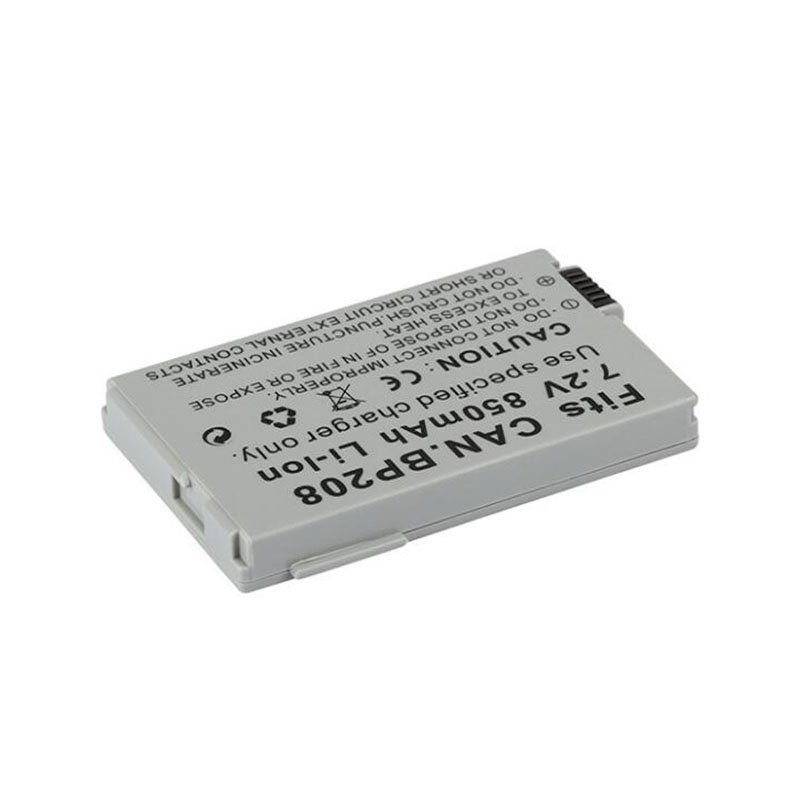 7.4V Digital camera battery for Canon BP-208 BP208 BP 208