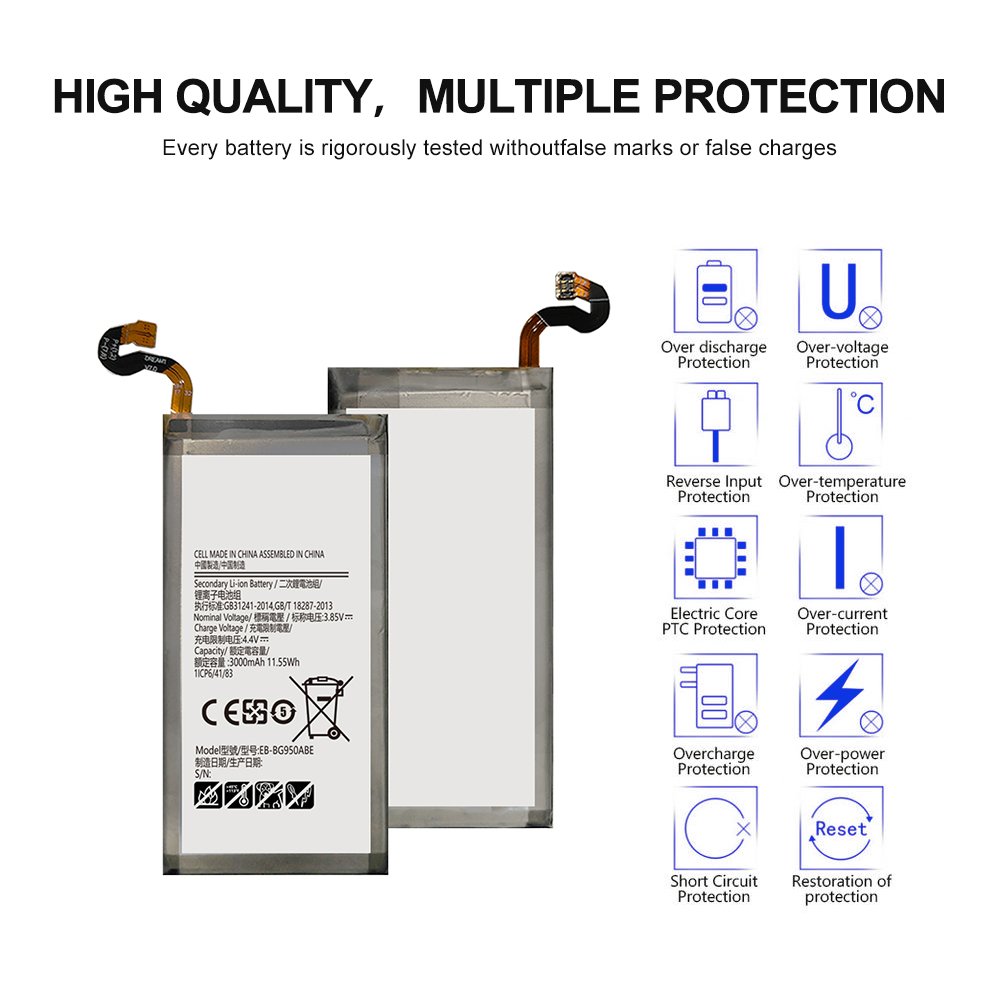 New Smartphone Accessories Factory Oem Battery For Samsung S8 Mobile Phone Digital Battery