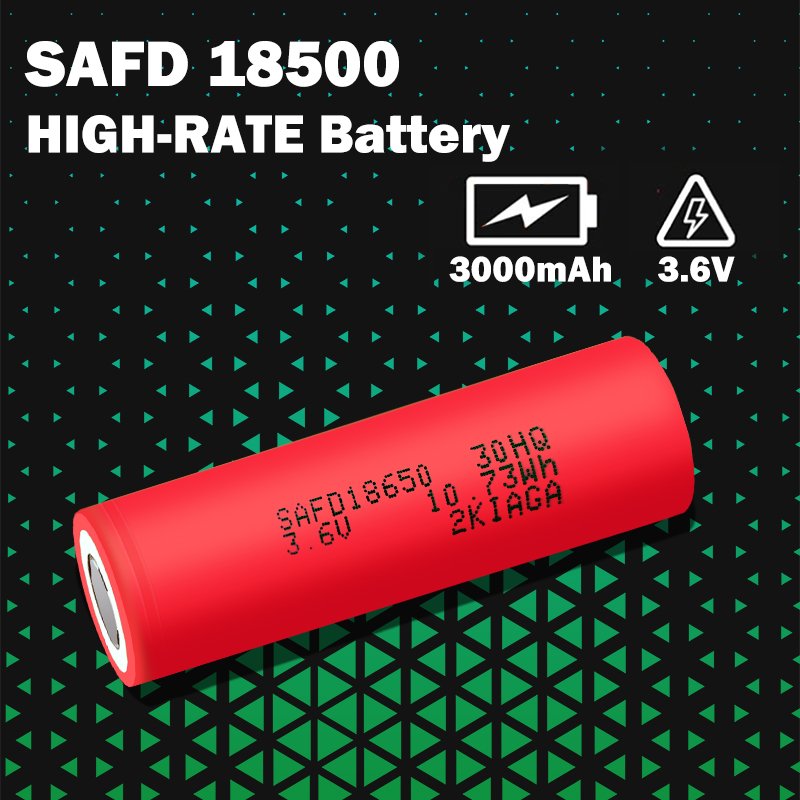 INR 18650 30HQ lithium battery 3000mah 3.6v rechargeable lithium ion battery pack battery