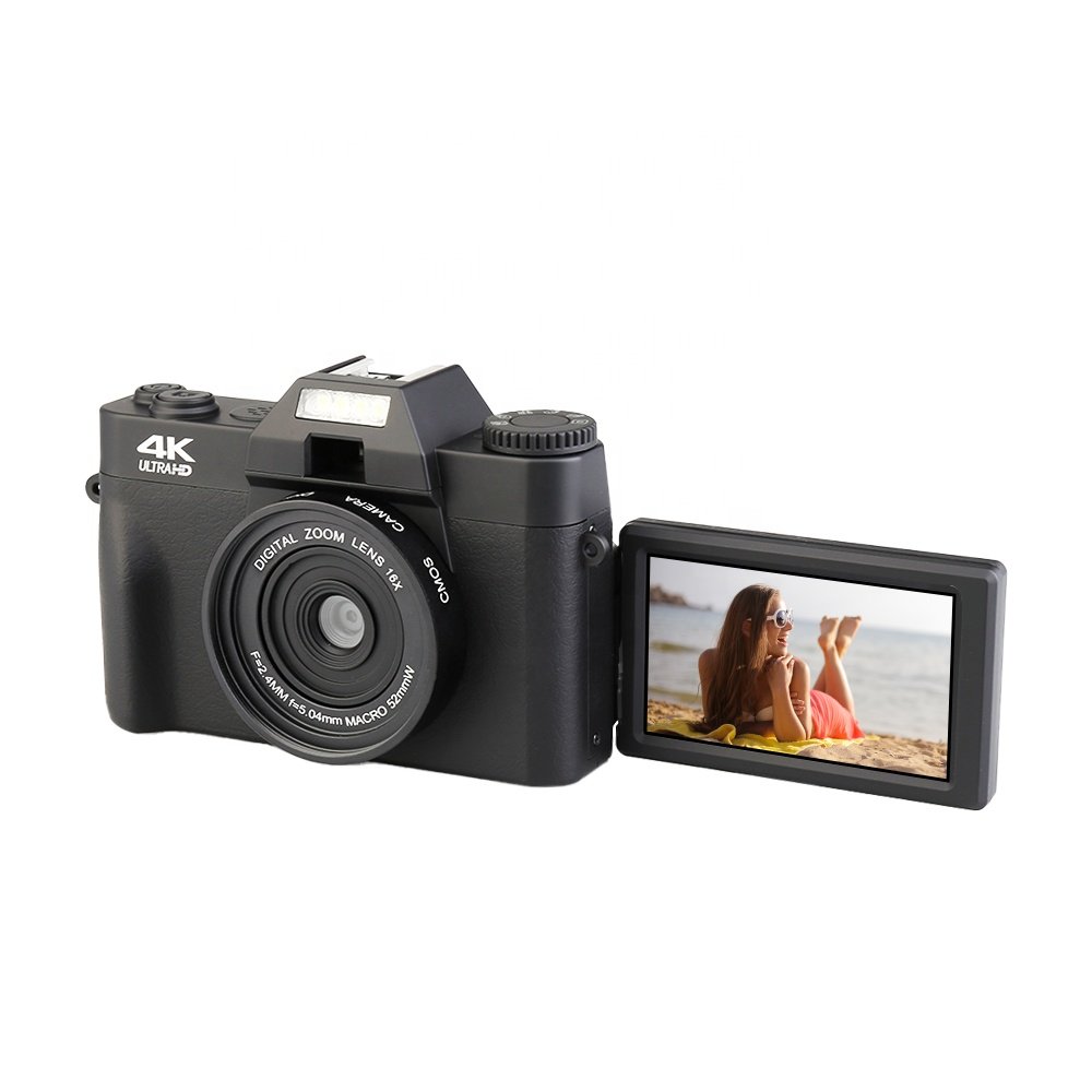 Portable Auto Focus 4k30fps Ultra-High-Definition Video Cameras 4k Professional Digital Cameras For Photography With Led Light