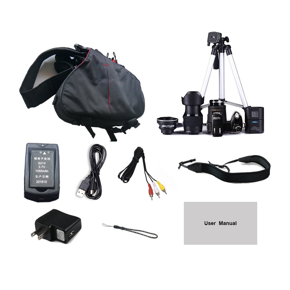 D7300 33Mp Dslr Camera With 3.0'' Tft Colordisplay And 24X Optical Zoom Digital Video Camera