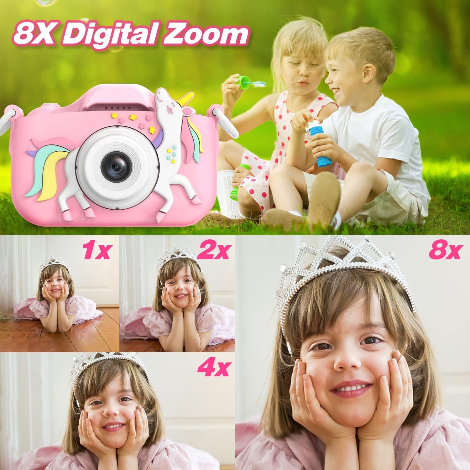 2024 Hot Selling Product Kids Digital Camera For Girls Boys 1080P Children's Fun Camera Infantil Juguetes Para Nino