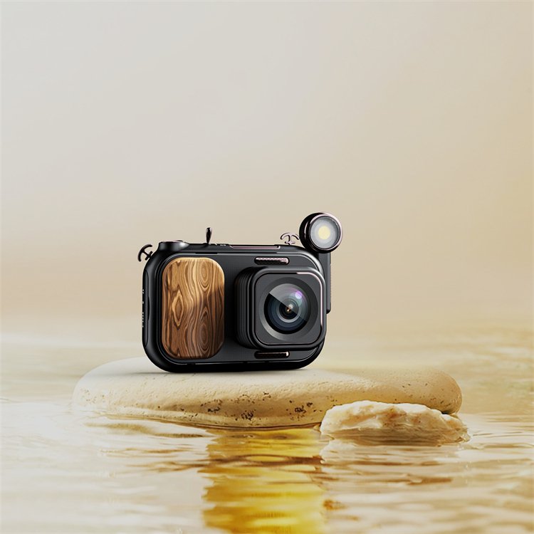 High Definition 50X Optical Zoom Vintage Digital Camera with 2500mAh Rechargeable Battery