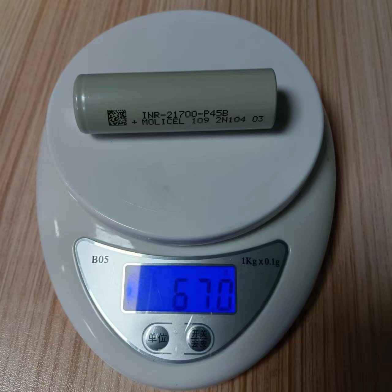 Molicel INR 21700 P45B 4500mah 45A original batteries 21700 3.7v rechargeable cell
