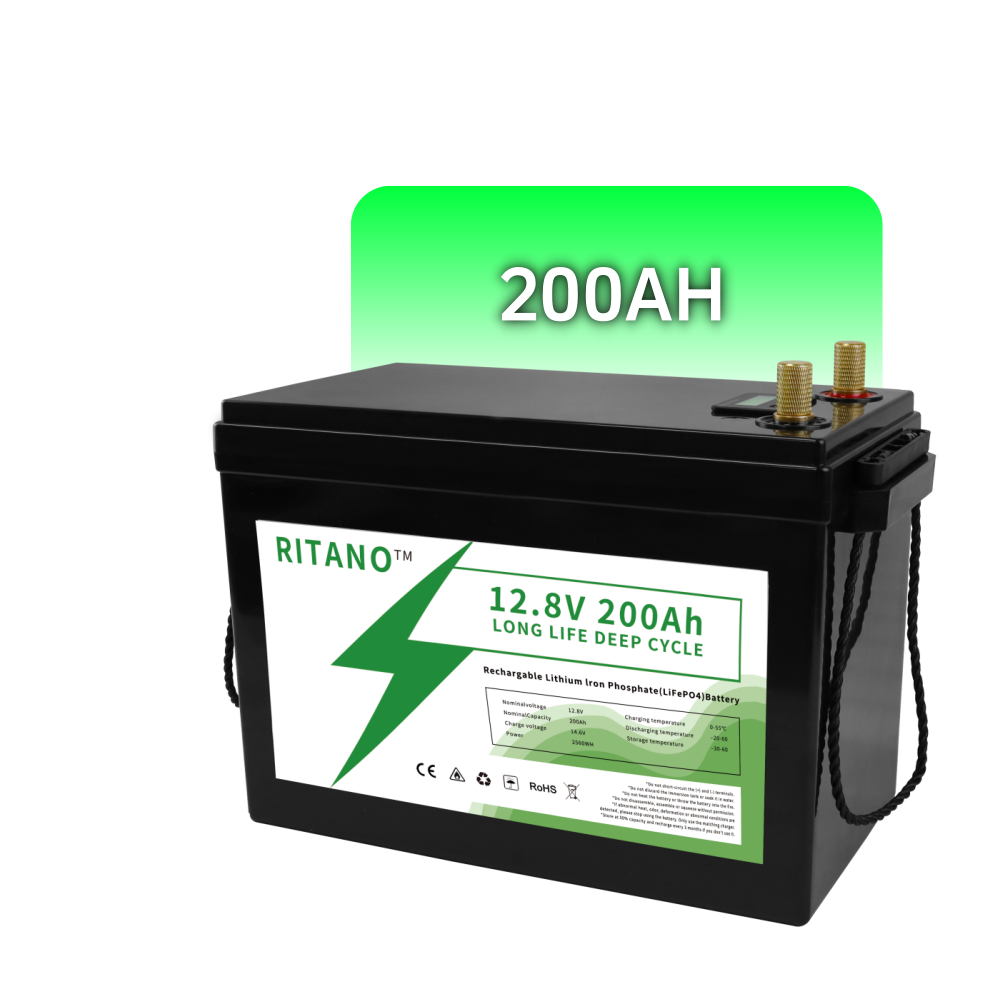 EU Stock Wholesale LiFePo4 Battery 12v 50AH 100Ah 200Ah 300Ah SMART BMS IP65 Waterproof Deep Cycles Solar Battery 12v 24V