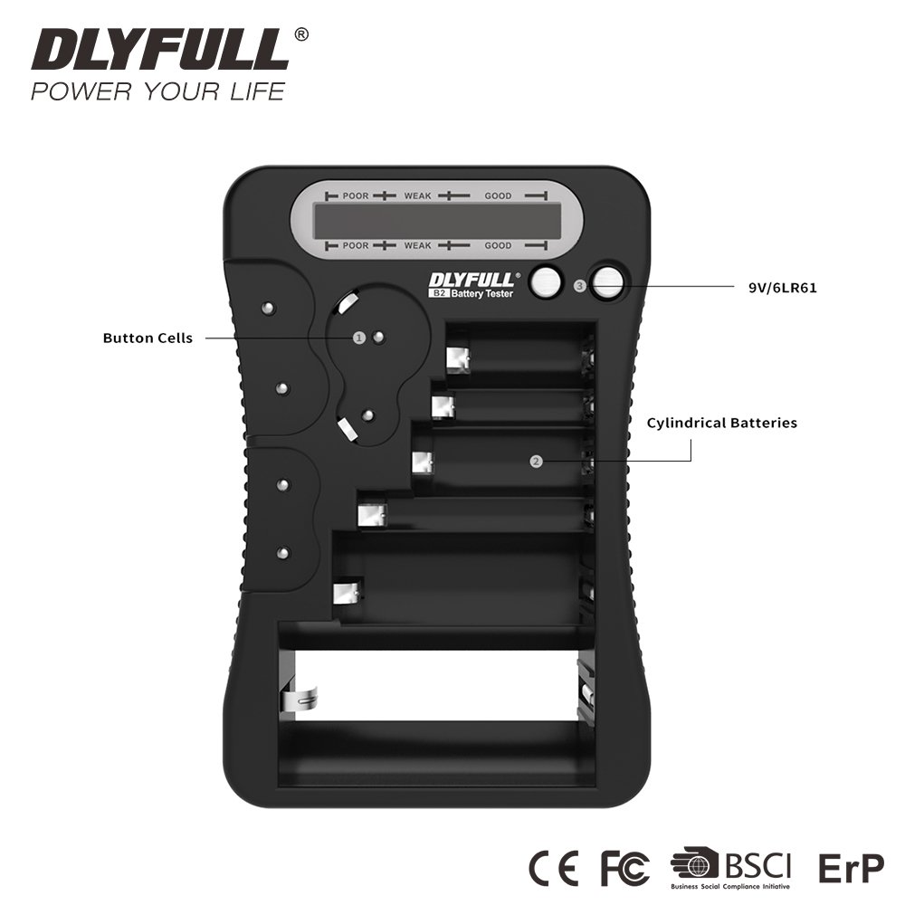 B2 alkaline battery capacity tester can test hearing aid battery