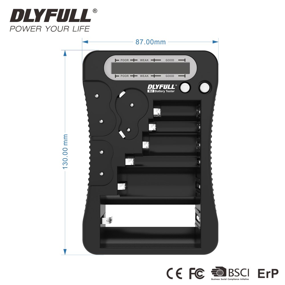 B2 alkaline battery capacity tester can test hearing aid battery