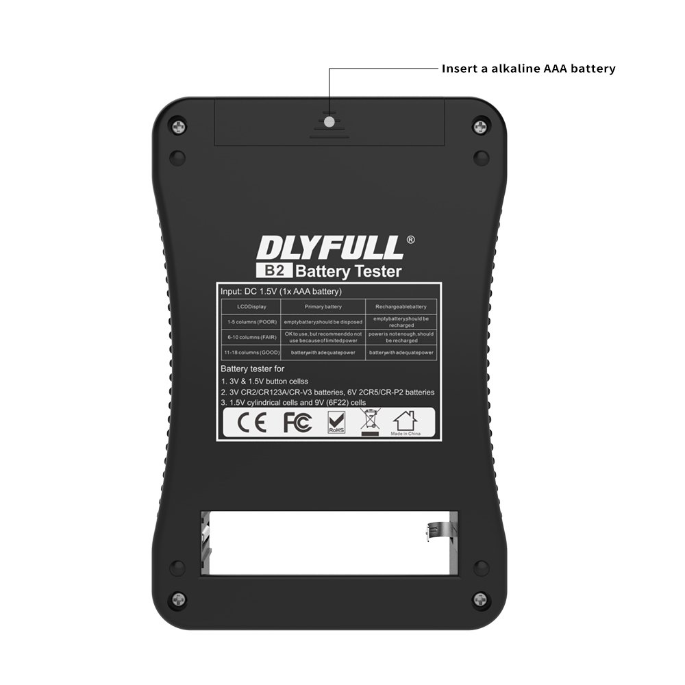 B2 alkaline battery capacity tester can test hearing aid battery